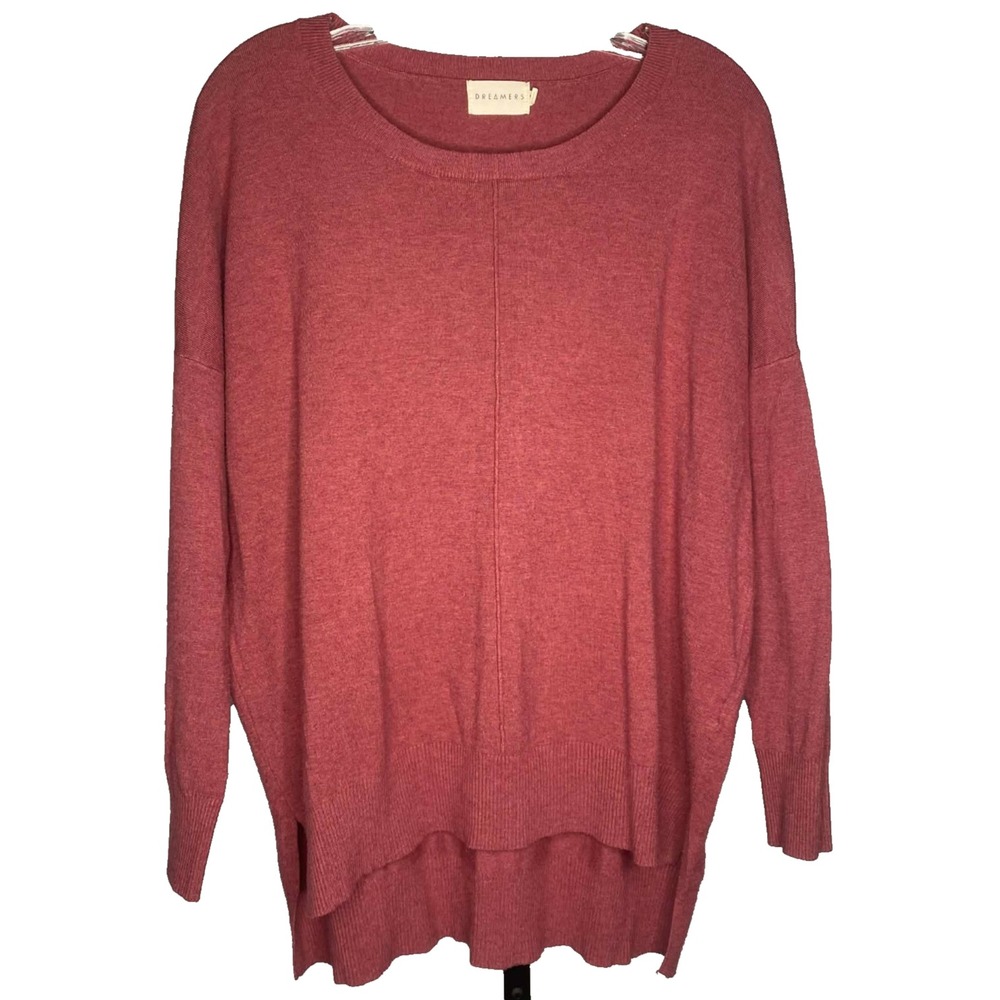 Dreamers by Debut Sweater Women's oversized XS Pullover Long Sleeve lagenlook